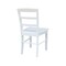International Concepts Set of 2 Madrid Ladderback Chairs, White C08-2P - alternate 2